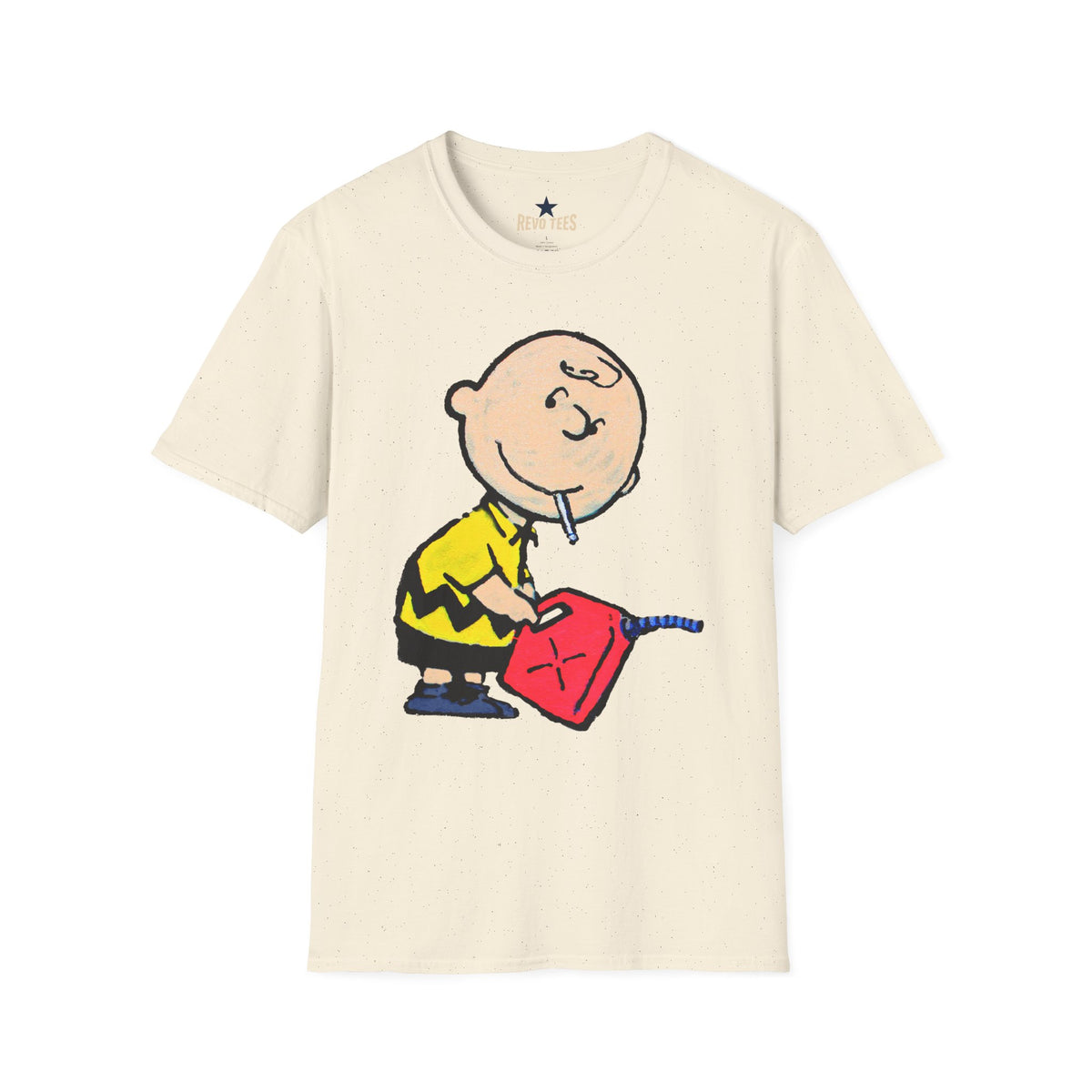 Revotees Banksy Novelty Cartoon Graphic Naughty Charlie T-Shirt - alternate view 5