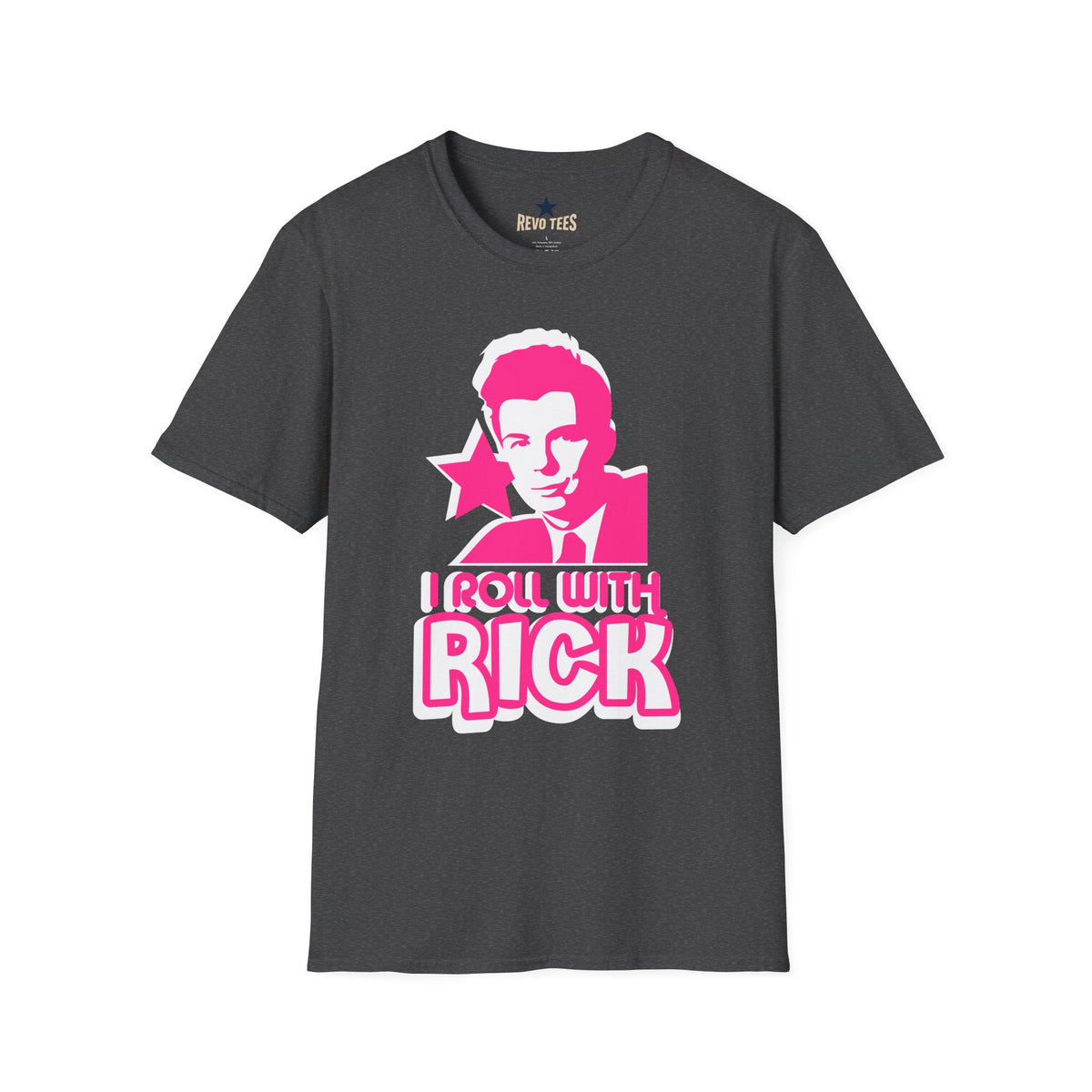 Revotees Rick Astley Unisex Softstyle T-Shirt - alternate view 7