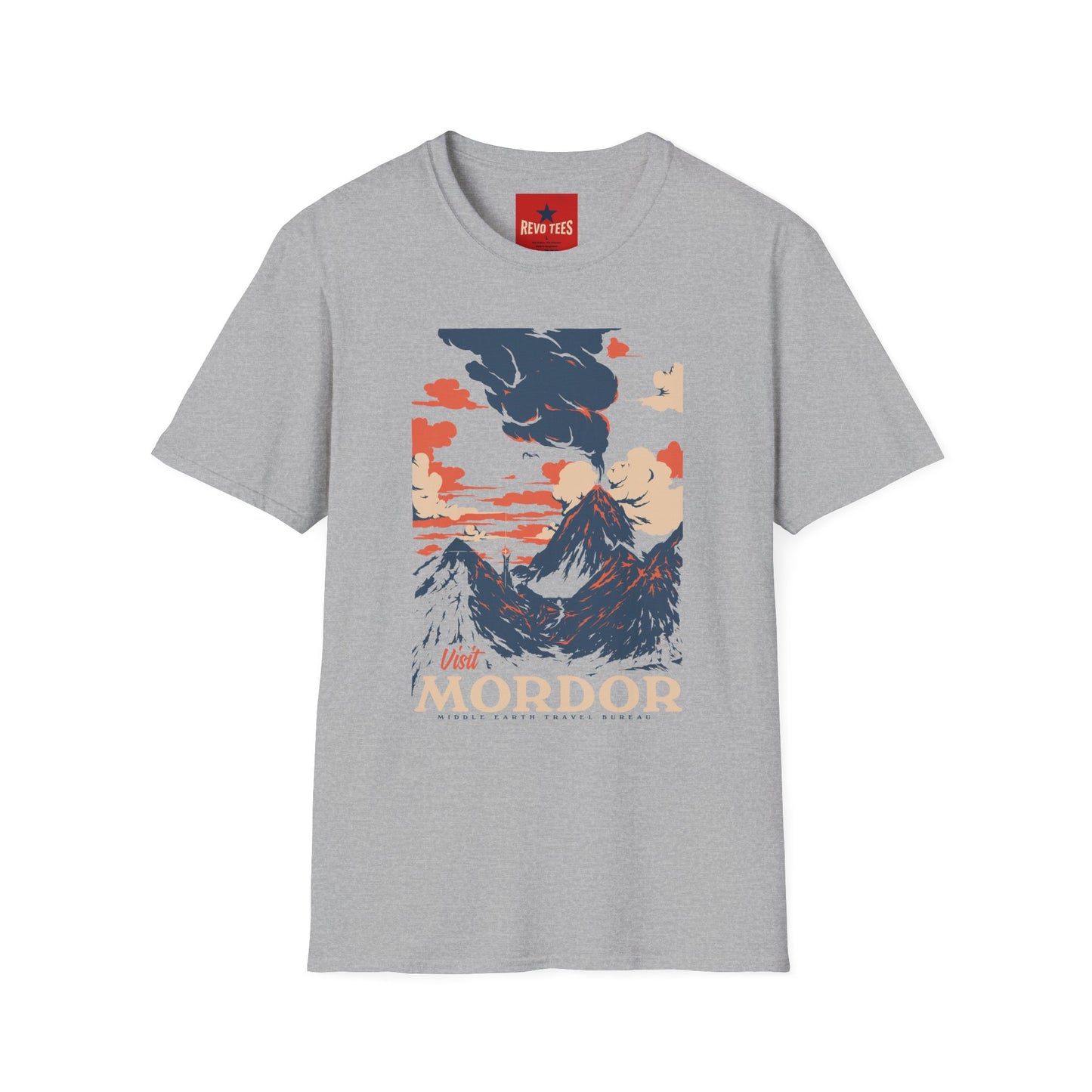 T-Shirt — Visit Mordor Vintage Travel Graphic Tee