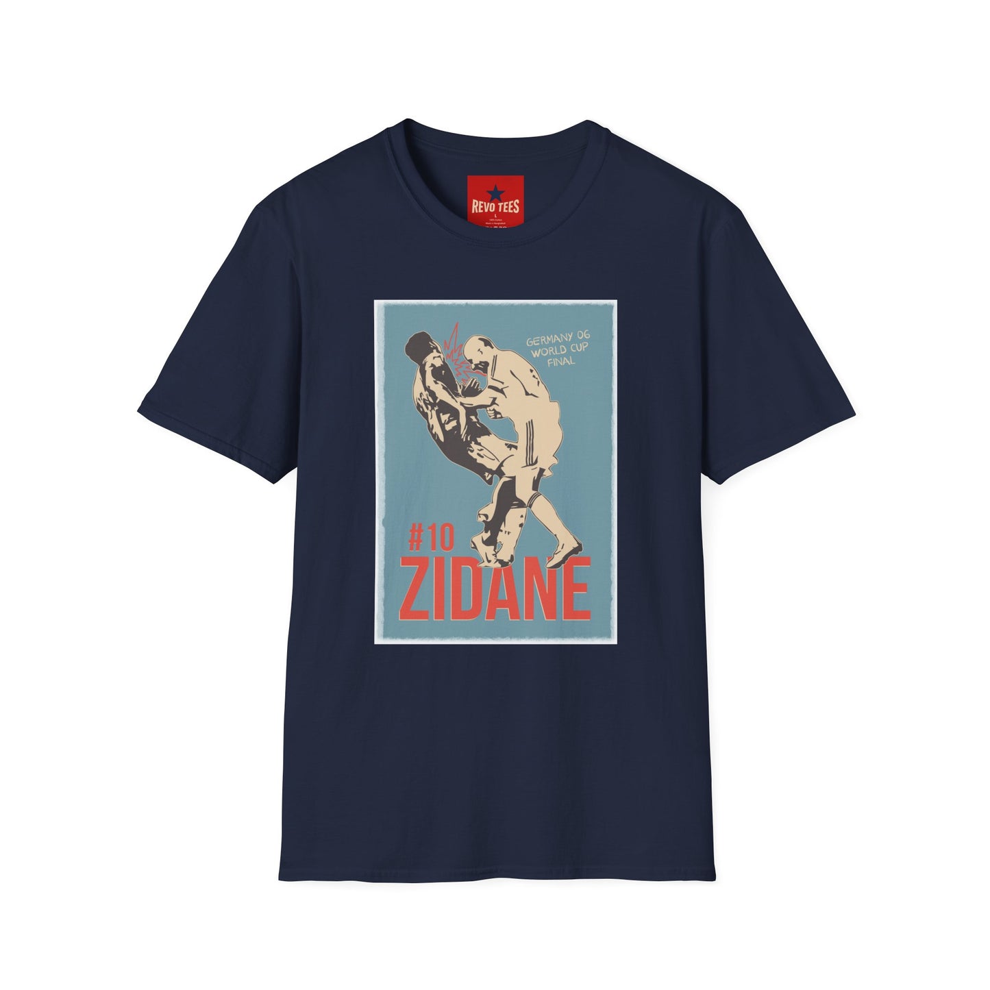 World Cup 2026 - France Headbutt Soccer T-Shirt — 2006 World Cup Retro Football Tee