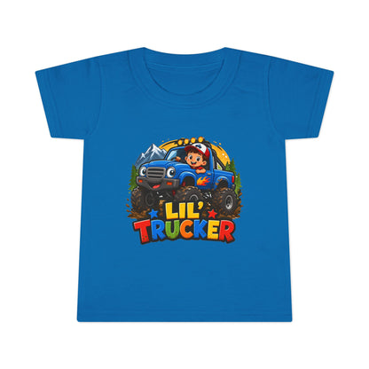 Lil Trucker Toddler T-Shirt — Cute Monster Truck Kids Tee
