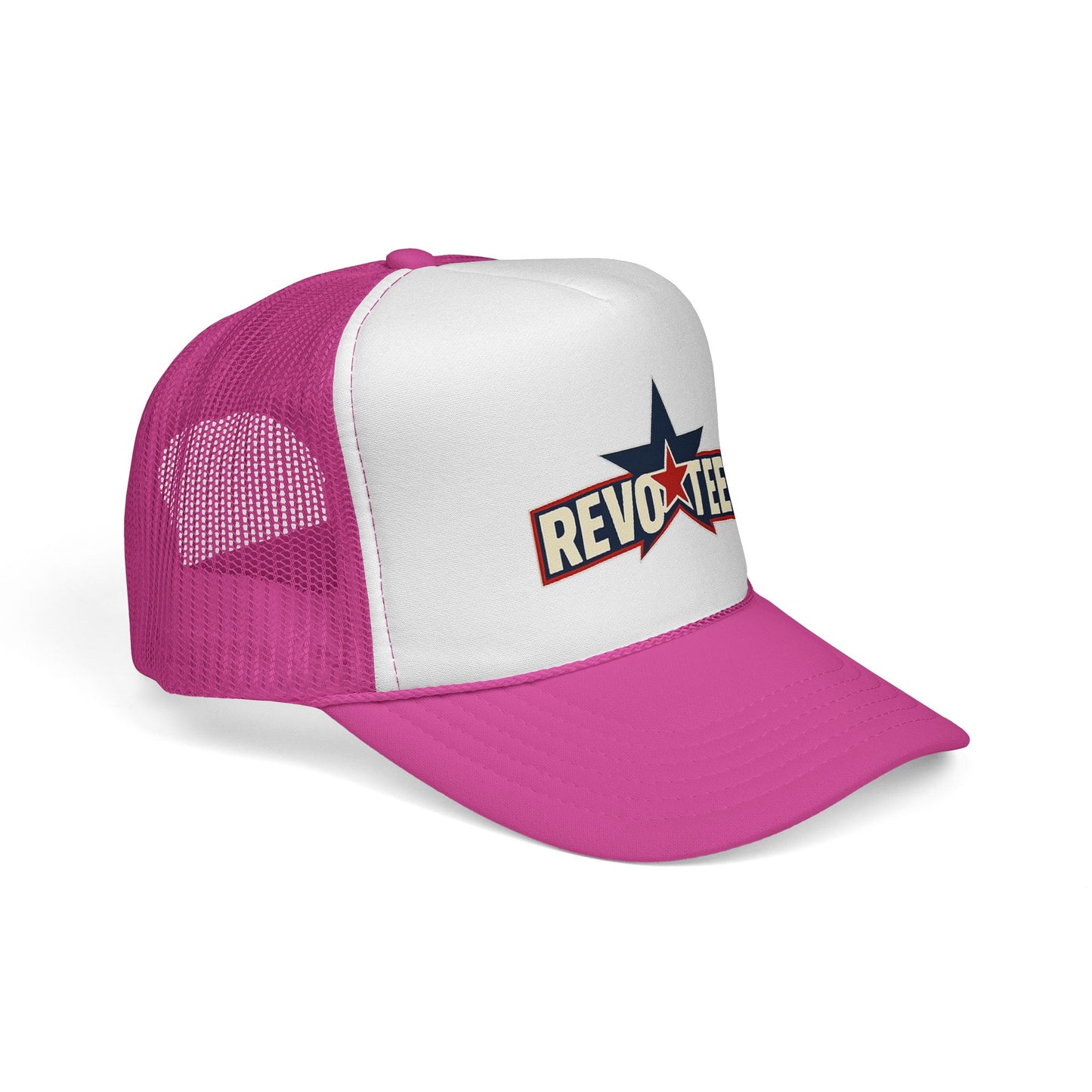 Revotees Star Logo Trucker Cap - Vintage Patriotic Mesh Hat