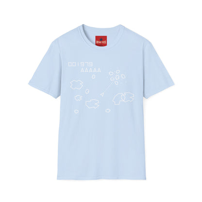 Retro Asteroids Arcade T‑Shirt — Vintage Space Shooter Gaming Tee