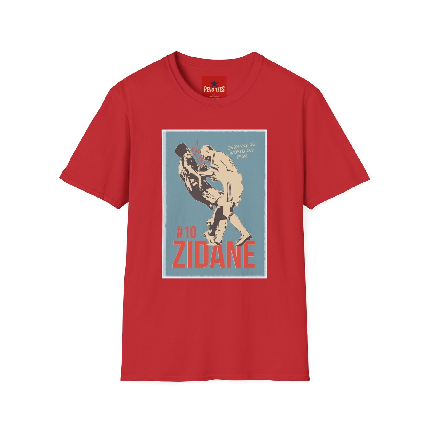 World Cup 2026 - France Headbutt Soccer T-Shirt — 2006 World Cup Retro Football Tee