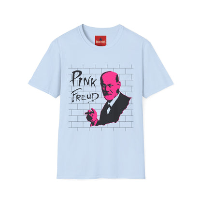 Pink Freud T-Shirt — Retro Punk Rock Art Tee