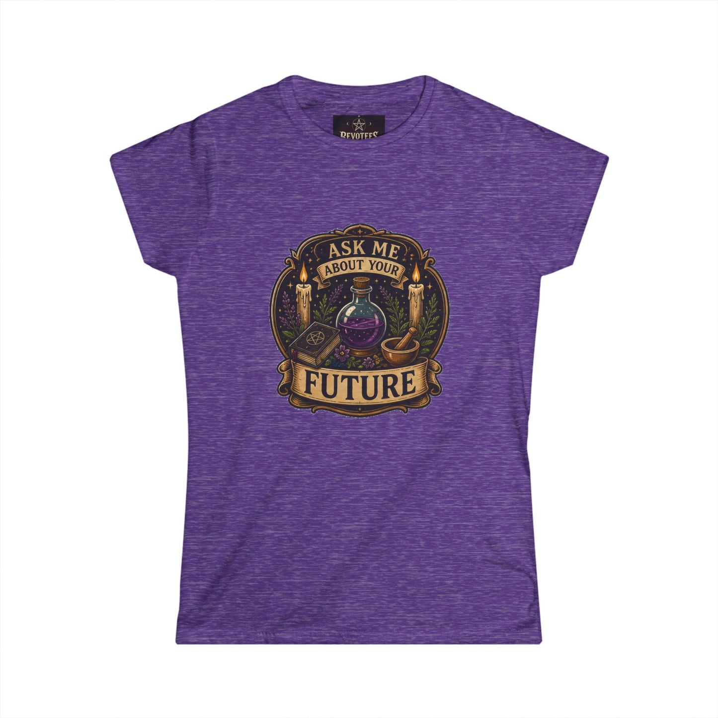 Fortune Teller Tee - "Ask Me About Your Future" Mystic Crystal Ball Women's T-Shirt