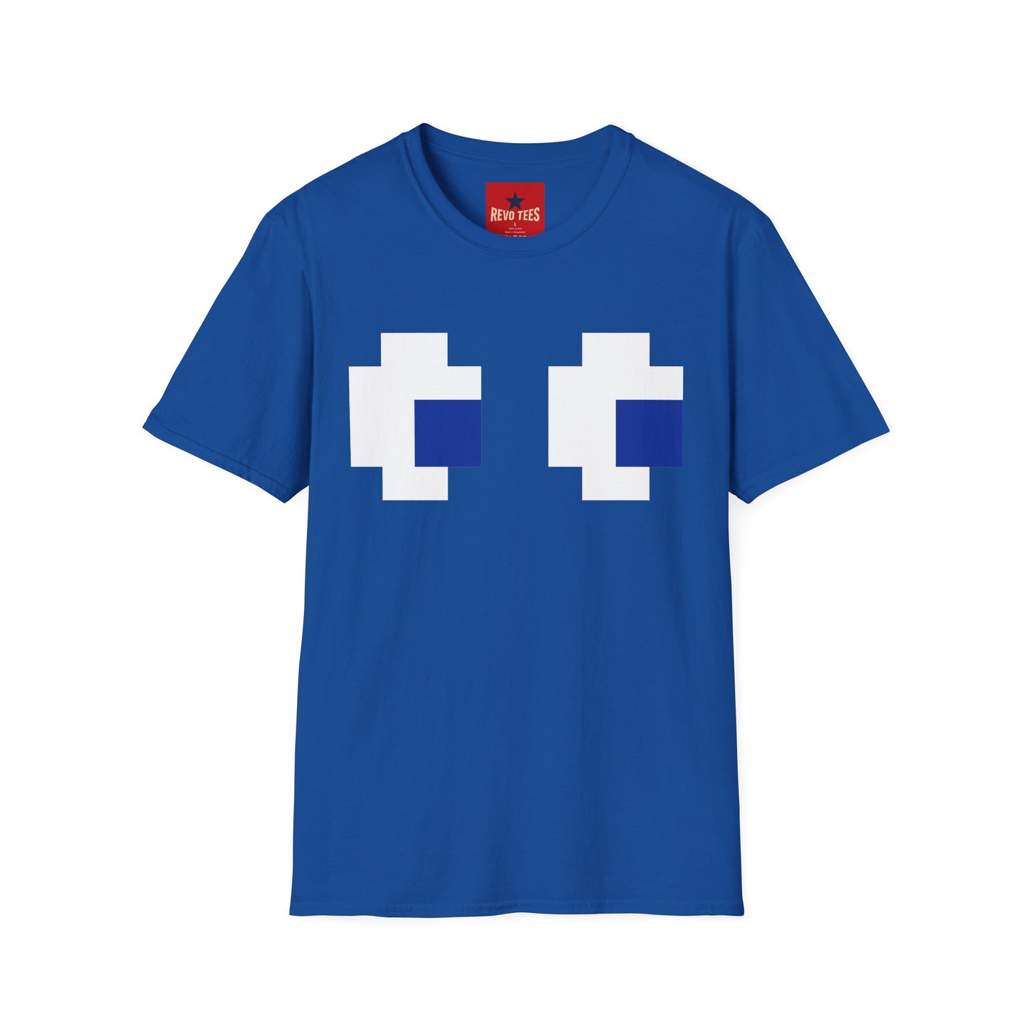 Pixel Eyes T‑Shirt — Retro 8‑Bit Gaming Graphic Tee