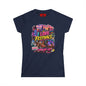 Festivals Collection: I LOVE FESTIVALS - Miami Style design round crew neck for Women