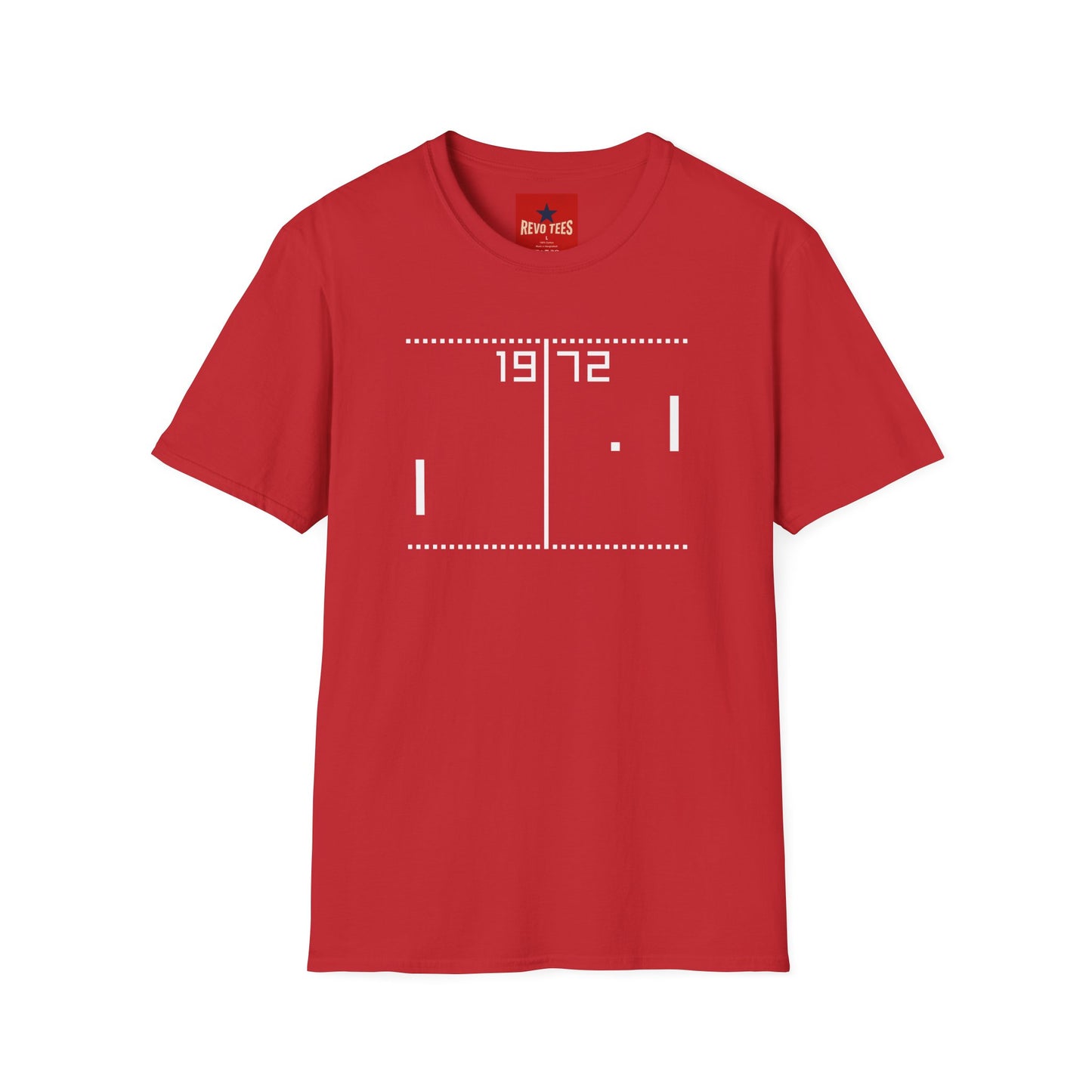 1972 Retro Pong T-Shirt — Vintage Arcade Video Game Tee