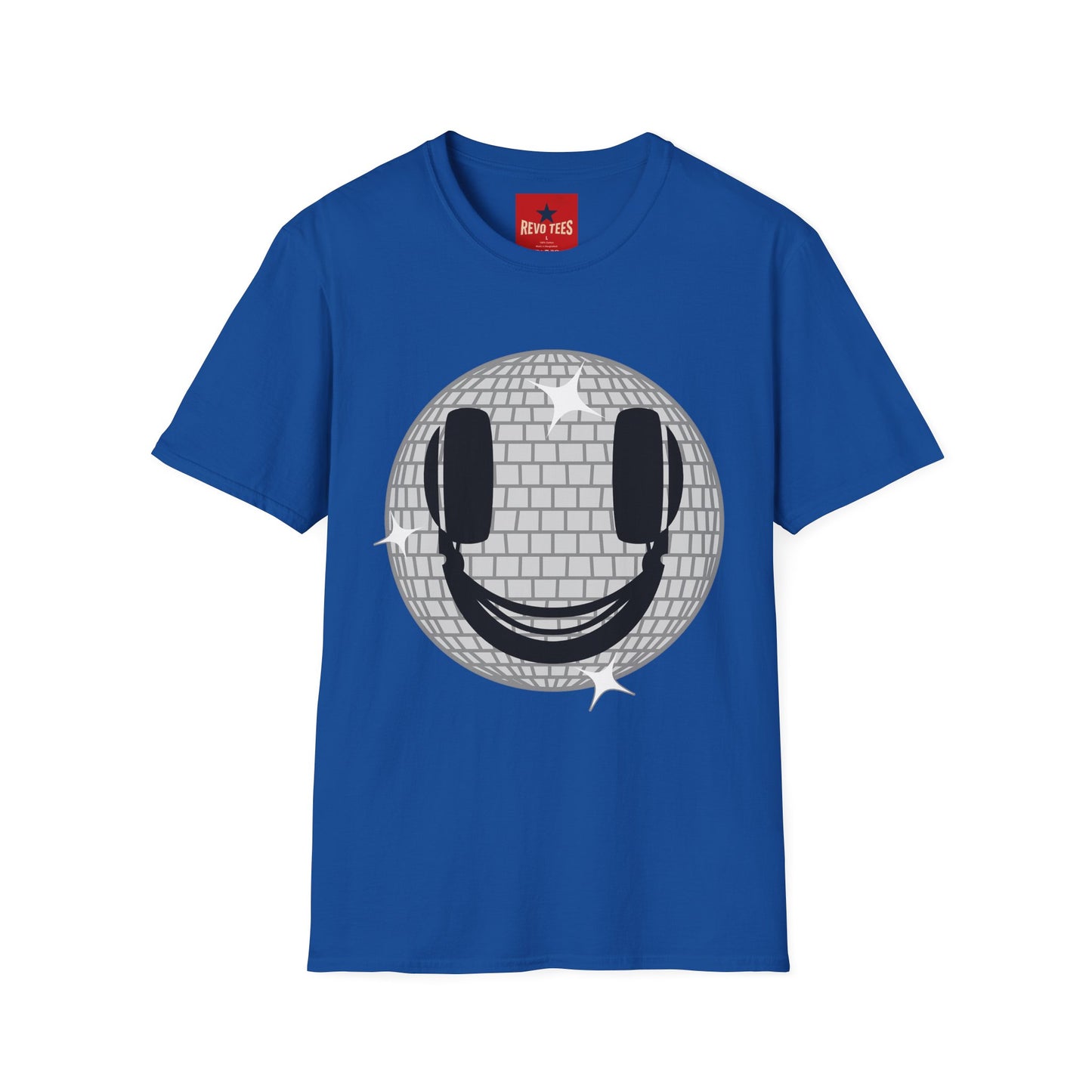 Smiling Disco Ball T-Shirt — Retro Dance Party Graphic Tee