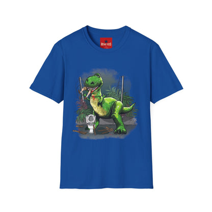 T-Rex Graphic T-Shirt – Cute Green Dinosaur Design