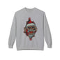 Skull Santa Crewneck Sweatshirt — Horror Christmas Graphic
