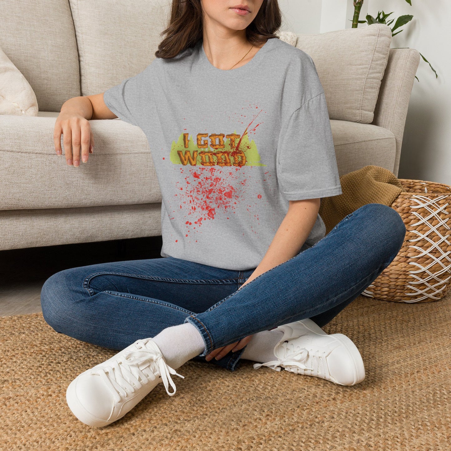 I Got Wood Funny Lumberjack T-Shirt — Camping, Outdoors & Carpenter Gift