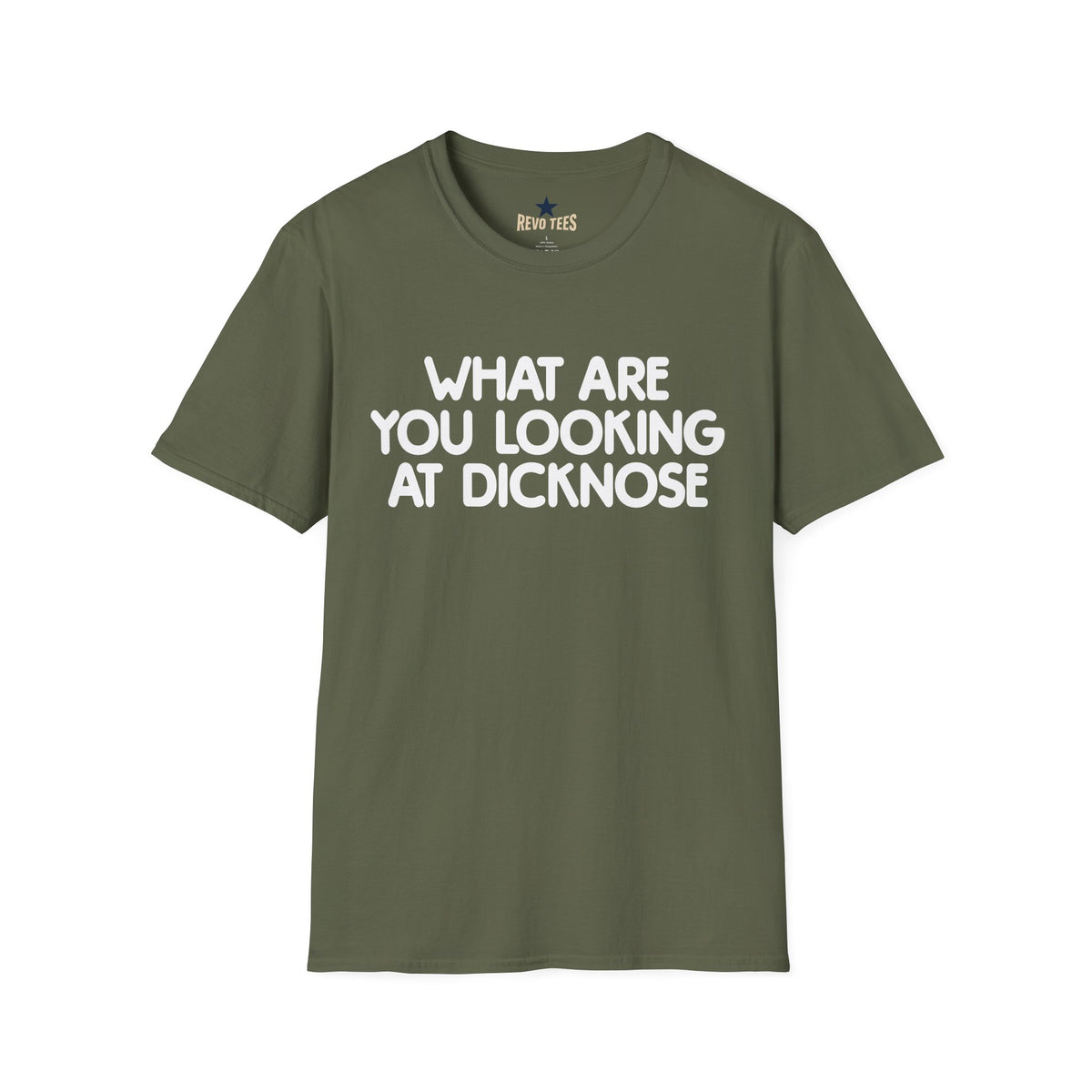 Revotees Funny Graphic What Are You Looking at Dicknose Novelty T-Shirt - alternate view 5