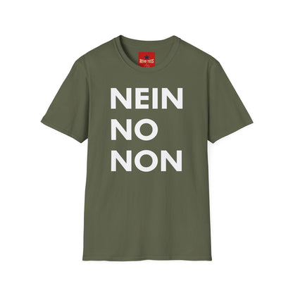 Nein / No Graphic T‑Shirt — Bold Bilingual Statement Tee