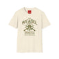 Weasel Hammer Skull Camo T-Shirt — Jack Weasel Armaments & Information Graphic Tee
