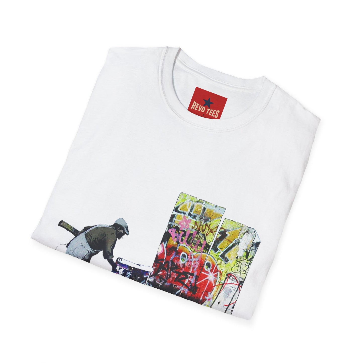 Banksy Graffiti Cleaner T-Shirt — Urban Street Art Tee
