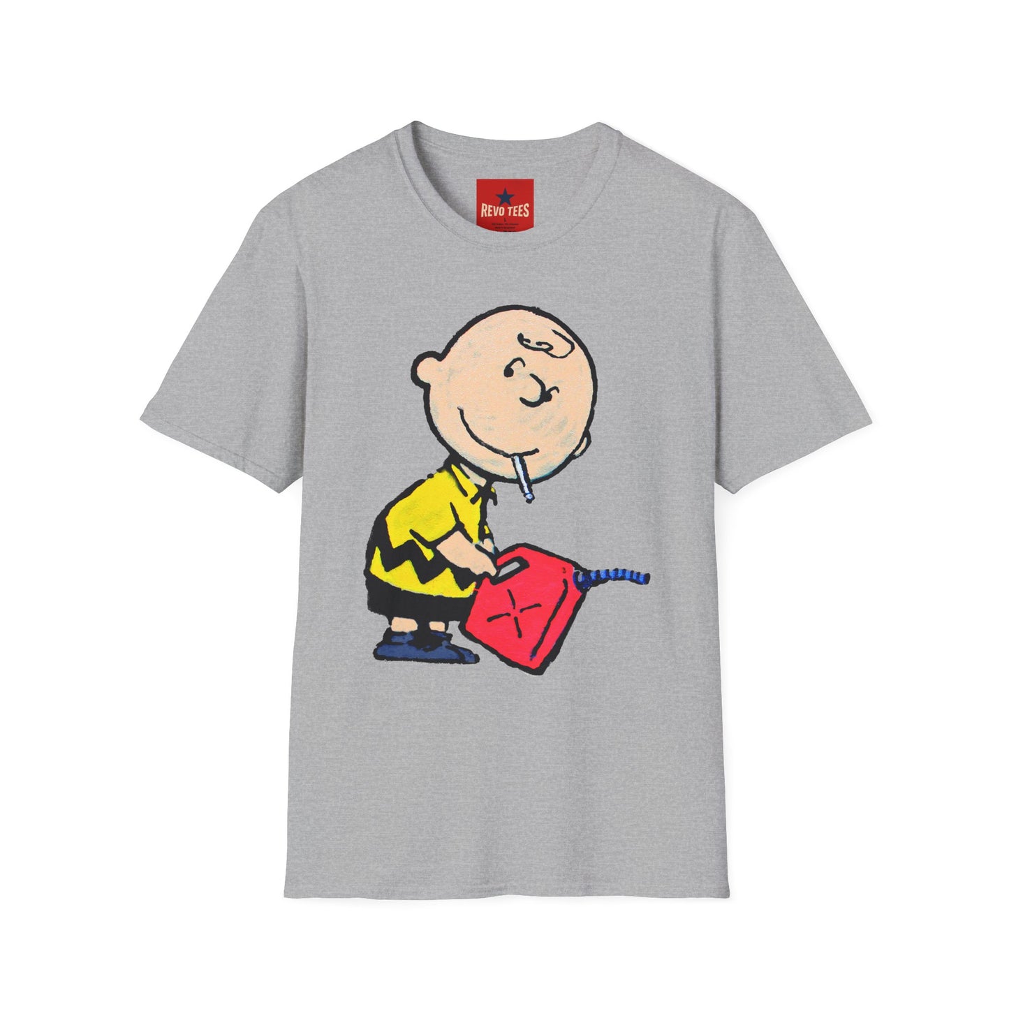 Banksy Novelty Cartoon Graphic T-Shirt — Naughty Charlie