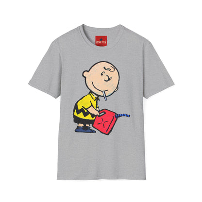 Banksy Novelty Cartoon Graphic T-Shirt — Naughty Charlie