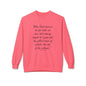 Christmas Quote — 'When Santa squeezes his fat white ass...' Holiday Crewneck Sweatshirt