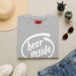Beer Inside T-Shirt — Funny Craft Beer Logo Tee for Beer Lovers