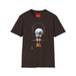 Banky Vintage Bird on Swing T-Shirt — Whimsical Retro Chick Graphic Tee
