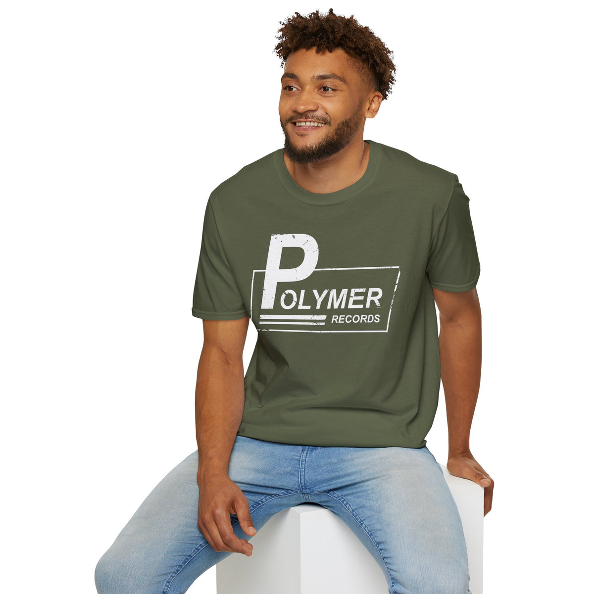 Revotees Polymer Records Iconic Label Unisex Softstyle T-Shirt - alternate view 14