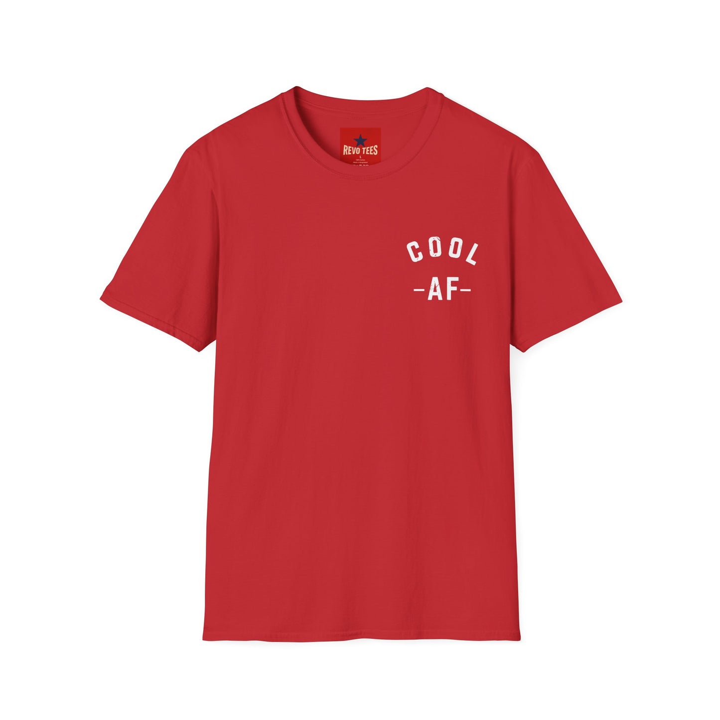 Cool AF T-Shirt — Minimal Chest Graphic Tee