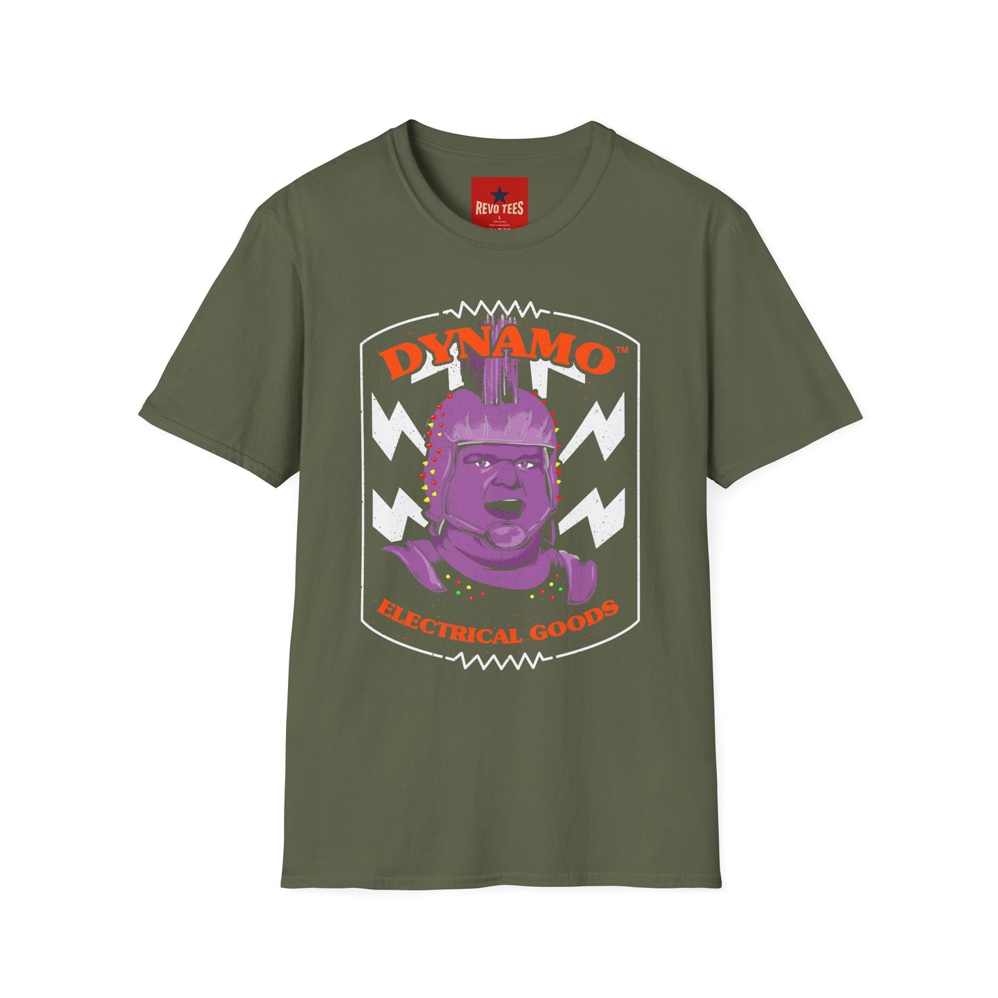 Dynamo Electrical Goods T-Shirt — Retro Electric Monster Graphic Tee