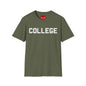College Graphic T‑Shirt — Bold Campus Text Tee