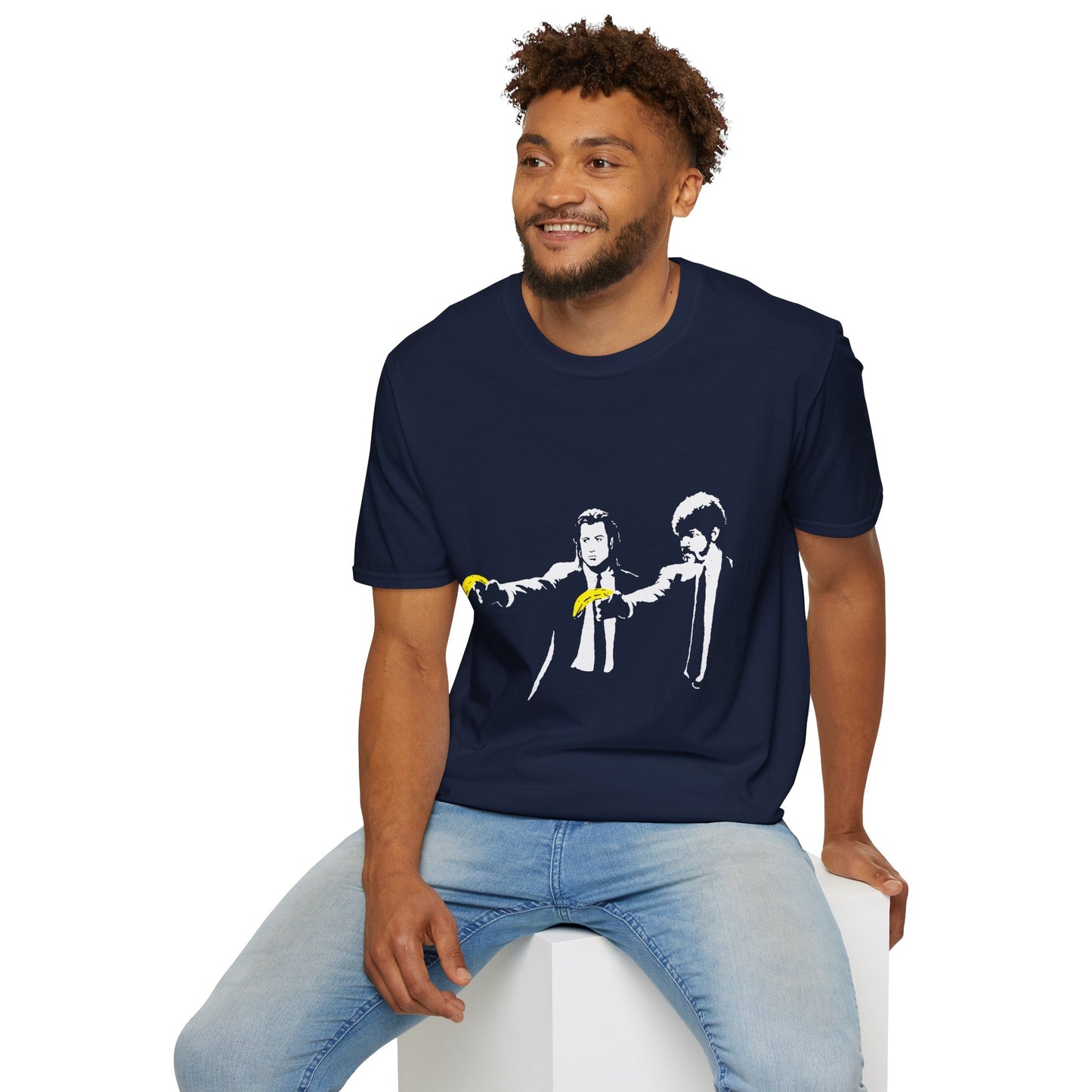 Banksy Pulp Fiction Banana Standoff T-Shirt