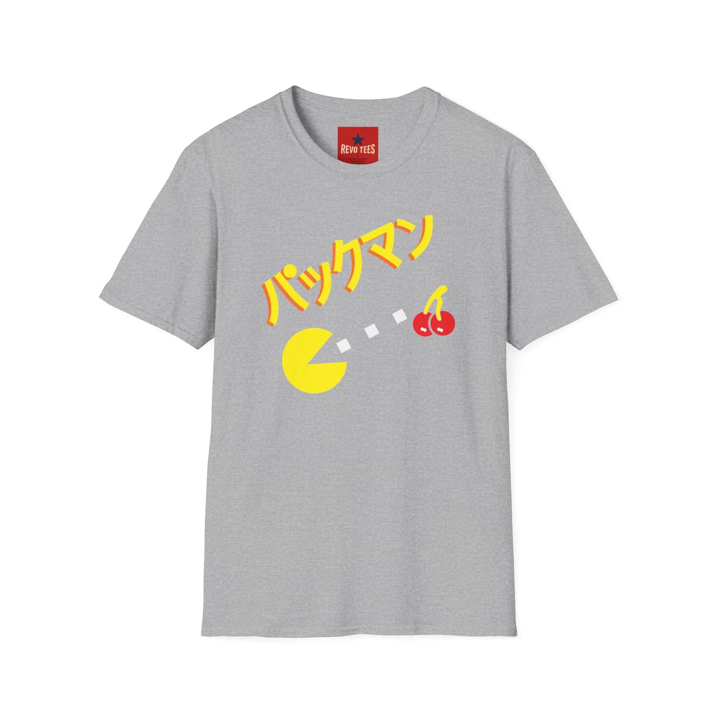 Pac-Man Japanese Logo T-Shirt — Retro Arcade Gamer Tee
