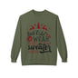 "Too Cute To Wear An Ugly Sweater" Christmas Crewneck Sweatshirt