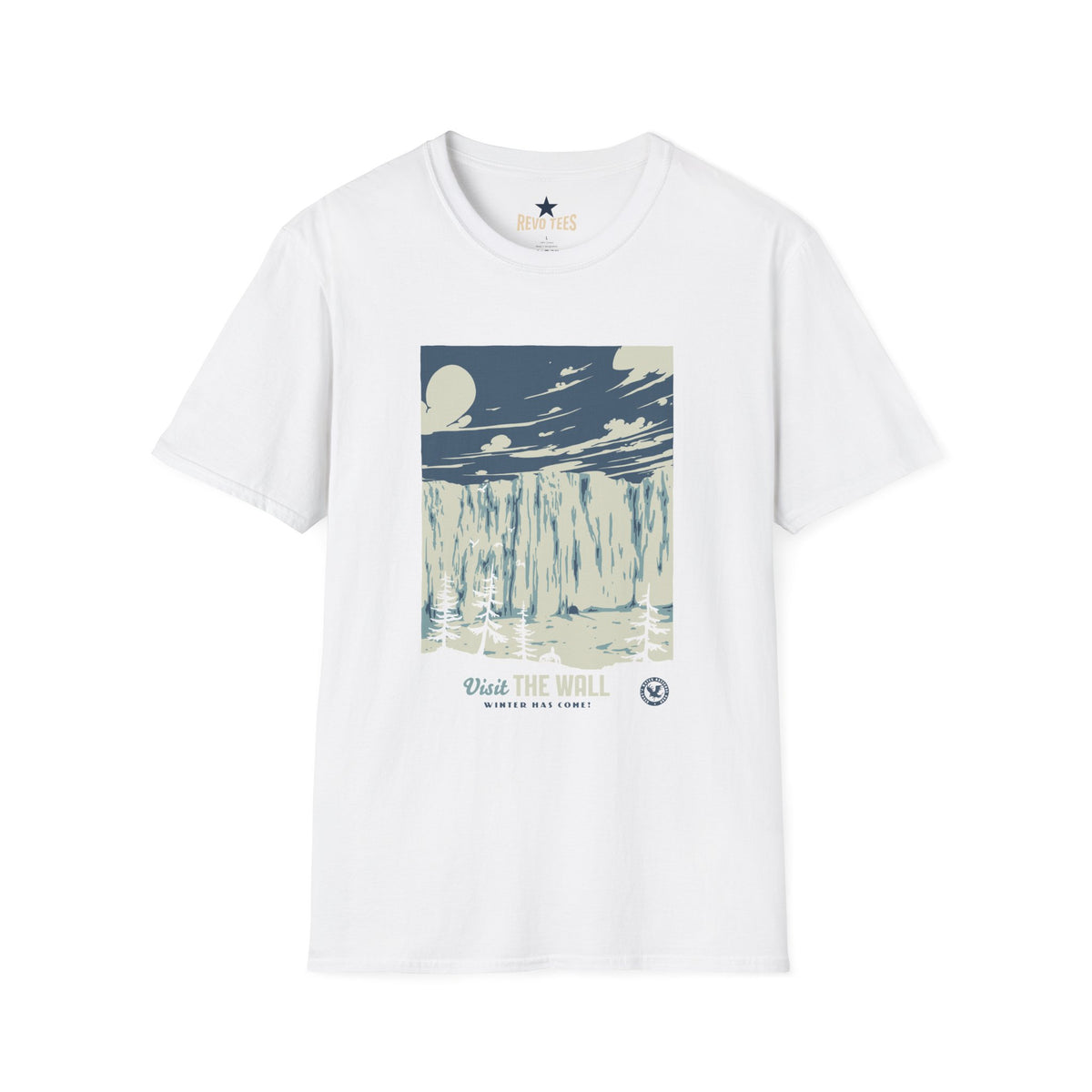 Revotees Visit the Wall Lord of the Rings Unisex Softstyle T-Shirt - alternate view 2