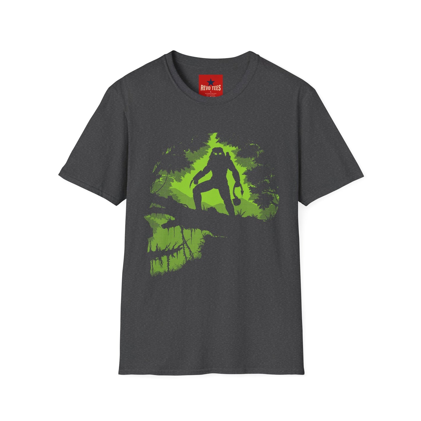Predator Forest Silhouette T-Shirt — Cryptid Adventure Tee