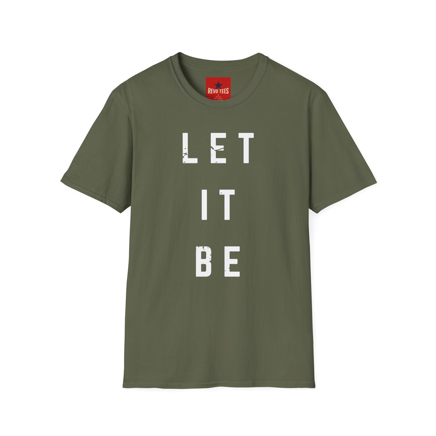 The Beatles - Let It Be Lyric - Unisex Softstyle T-Shirt