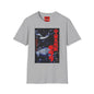 T-Shirt — Retro Japanese Kaiju Graphic Tee (Red Kanji ‘宇宙大怪獣’ / Gaira)