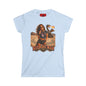 Burning Man Women's Softstyle Tee — Minimal White Festival Tee