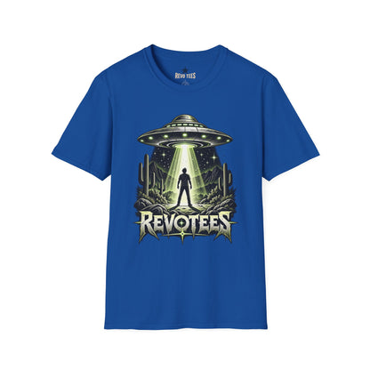 REVOTEES Alien Abduction – Sci‑Fi UFO Graphic Tee