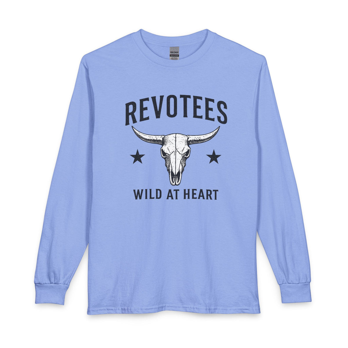 Revotees Long-Sleeve Wild at Heart Skull Graphic T-Shirt - alternate view 6