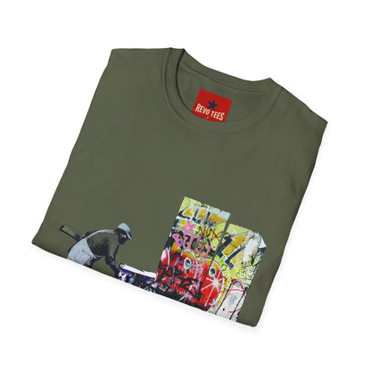 Banksy Graffiti Cleaner T-Shirt — Urban Street Art Tee