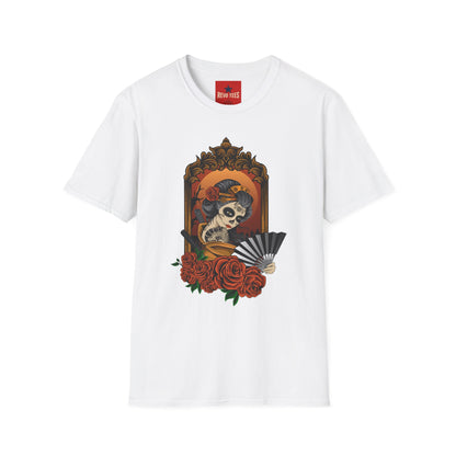 Day of the Dead Sugar Skull Tee — Vintage Floral Calavera T-Shirt