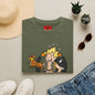 Junkrat-Inspired Gamer Tee — Cartoon Explosive Hero Graphic T-Shirt
