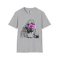 Revotees Banksy Gorilla with Pink Sleep Mask T-Shirt