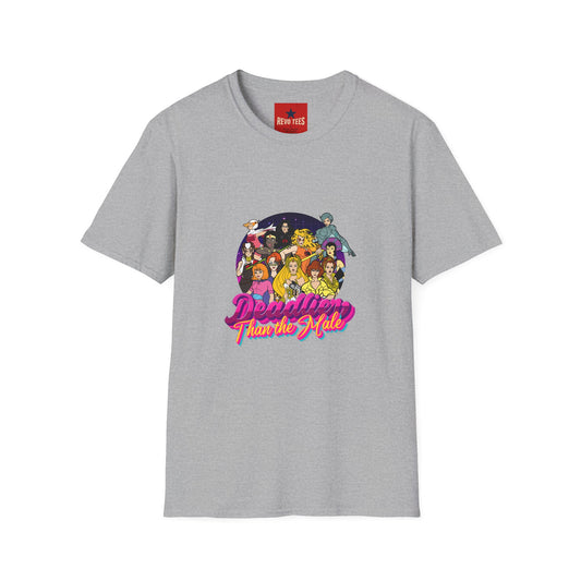Retro Cartoon Character Group T-Shirt — 'Together We Rule' Vintage Crew Tee