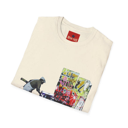 Banksy Graffiti Cleaner T-Shirt — Urban Street Art Tee