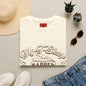 Barber Shop Graphic T‑Shirt — 'My T‑Shirt Barber Shop' Vintage Logo Tee