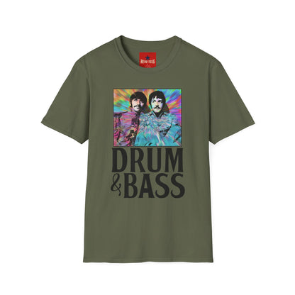 T-Shirt — Psychedelic Drum & Bass Band Portrait Tee