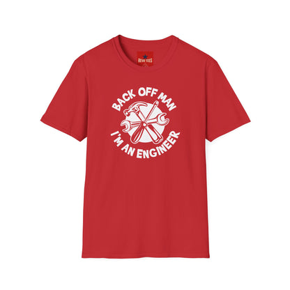 Engineer T-Shirt — "Back Off Man I'm An Engineer" Mechanical Tools Tee