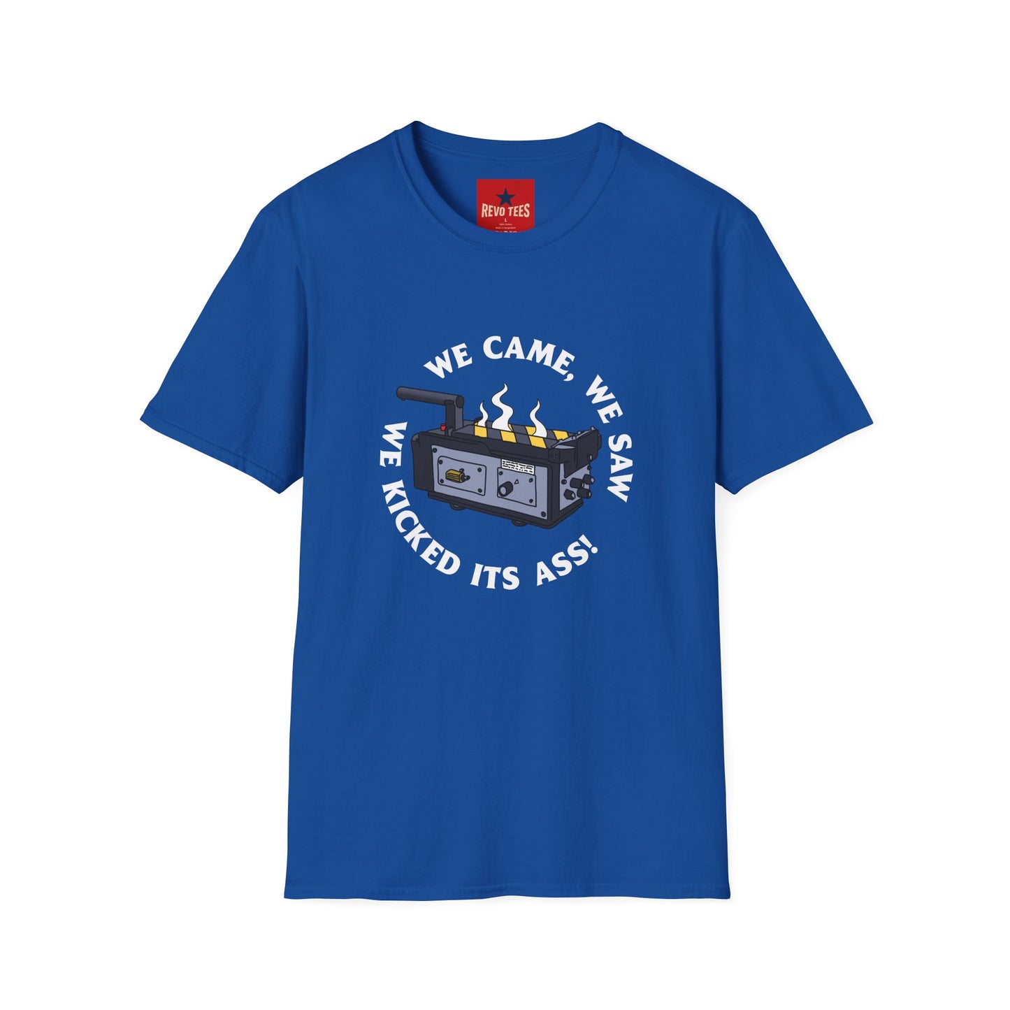 T‑Shirt — “We Came, We Saw, We Kicked Its Ass” Grill/BBQ Crew Tee